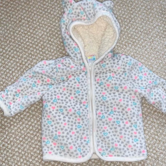 Baby girl Sherpa coat/jacket - Picture 1 of 1